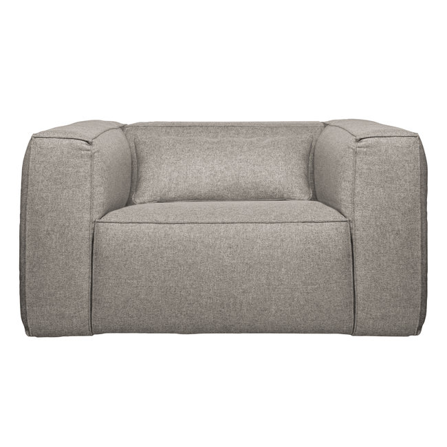 Woood Bean Fauteuil Incl. Kussen Lichtgrijs Gemeleerd