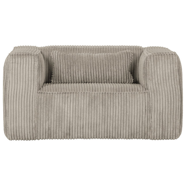 Woood Bean Fauteuil Grove Ribstof Naturel