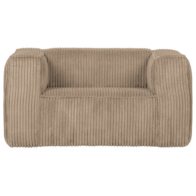 Woood Bean Fauteuil Grove Ribstof Travertin