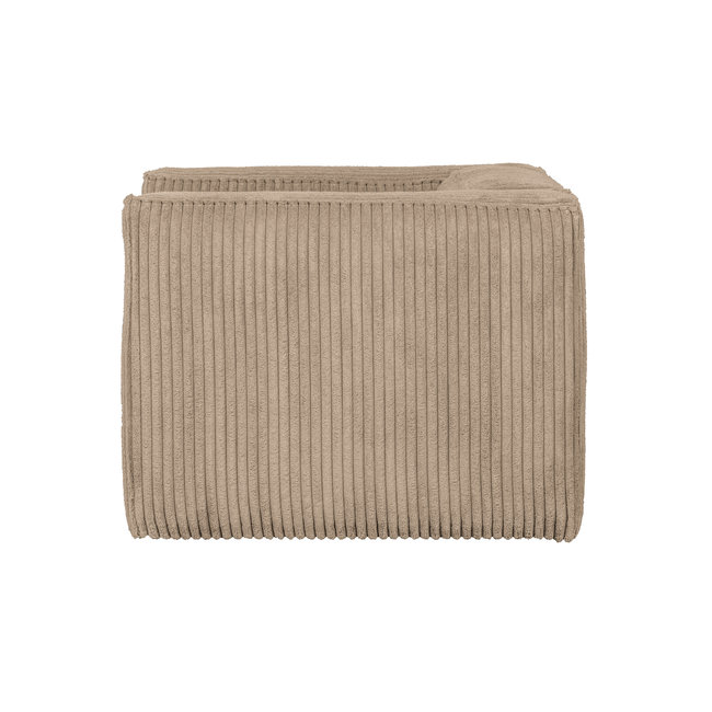 Woood Bean Fauteuil Grove Ribstof Travertin