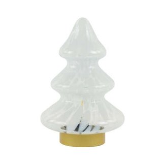 Light en Living Tafellamp LED Ø19x28 cm TREE glas helder-wit+goud Light en Living Tafellamp LED Ø19x28 cm TREE glas helder-wit+goud