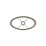 Light en Living Lampenkap ovaal recht smal ZINC taupe - diverse afmetingen
