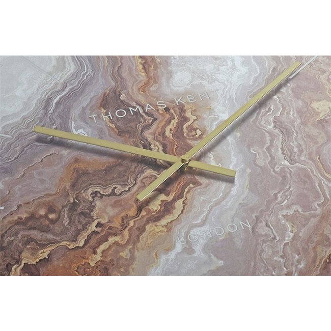 Thomas Kent Klok Oyster Amber/ Goud -  Ø55 cm