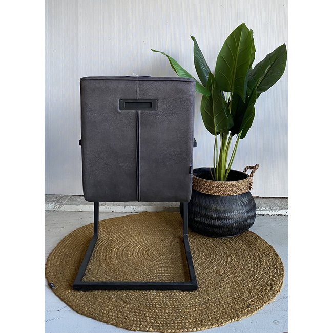 WoonMax Eettafelstoel Logan Zorro - Cognac, Antraciet en Groen