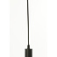 Light en Living Hanglamp Ø16x26 cm LEKAR zwart+smoke glas