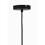 Light en Living Hanglamp Ø16x26 cm LEKAR zwart+smoke glas