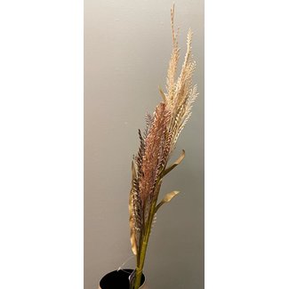 Parlane Ornament 11x2x83 cm WILD GRASS ivoor-roodbruin-groen