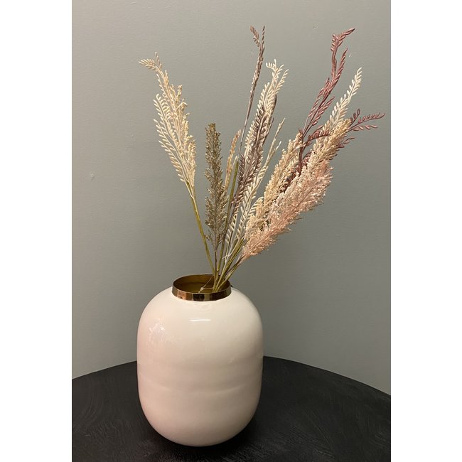 Parlane Ornament 10x2x53 cm WILD GRASS ivoor-roodbruin-groen