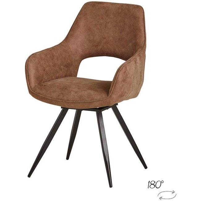 Le Chair Eetkamerstoel Dante Antraciet