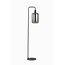 Light & Living Vloerlamp 32x28x155 cm LEKAR zwart+smoke glas hoog