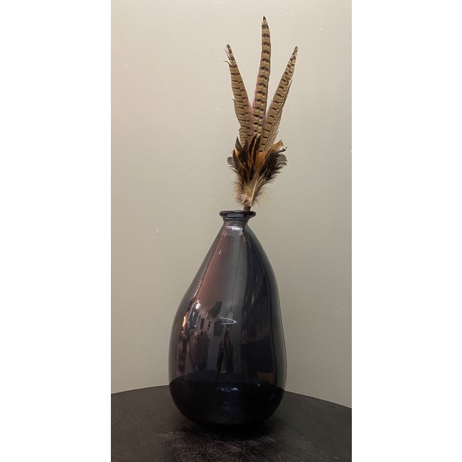 Light en Living Ornament Ø15x60 cm PHEASENT donker  bruin