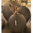 Light en Living Vaas deco 29,5x8x31,5 cm SKELD mat zwart