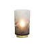 Light & Living Tafellamp LED ISSA glas donker bruin+goud - 2 maten