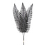 Light en Living Ornament 3 bladeren 14x0,5x89 cm  FERN zwart