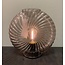 Light en Living Tafellamp LED ISSA glas donker bruin+goud - 2 maten - Copy