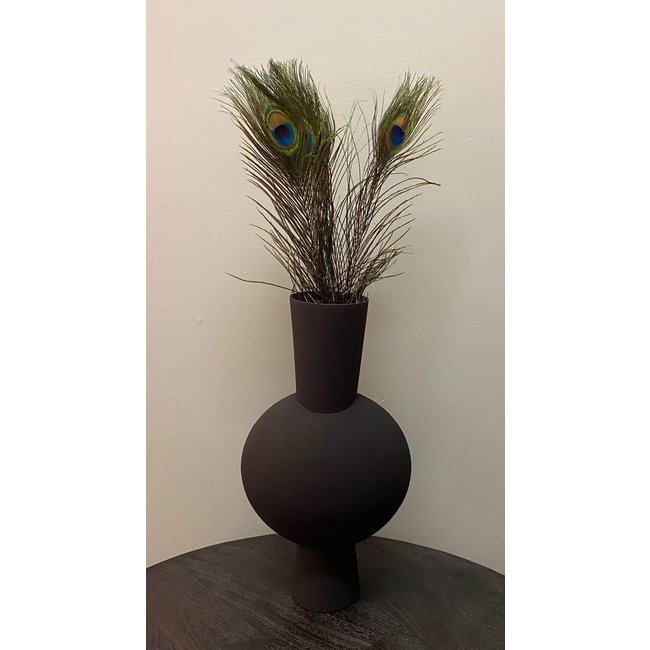 Light en Living Vaas KAVANDU mat zwart - 3 maten