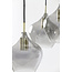 Light en Living Hanglamp 5L Ø61x66 cm RAKEL antiek  brons+smoke