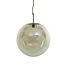 Light en Living Hanglamp Medina antiek  brons + glas amber - 2 maten