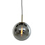 Light en Living Hanglamp MEDINA antiek  brons+glas smoke 2 maten