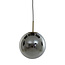 Light en Living Hanglamp MEDINA antiek  brons+glas smoke 2 maten