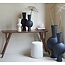 Light en Living Vaas KAVANDU mat zwart - 3 maten