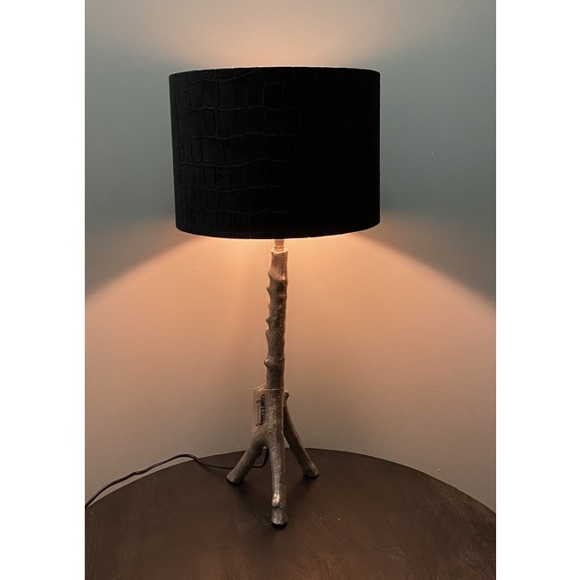 Light en Living Kap cilinder 30-30-21 cm PRAYA zwart