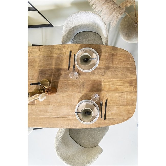 Eleonora Eettafel Tabassum Teak - diverse afmetingen