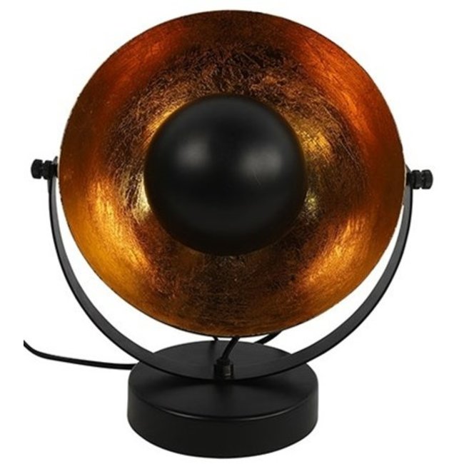 Countryfield Tafellamp Sahani zwart/goud