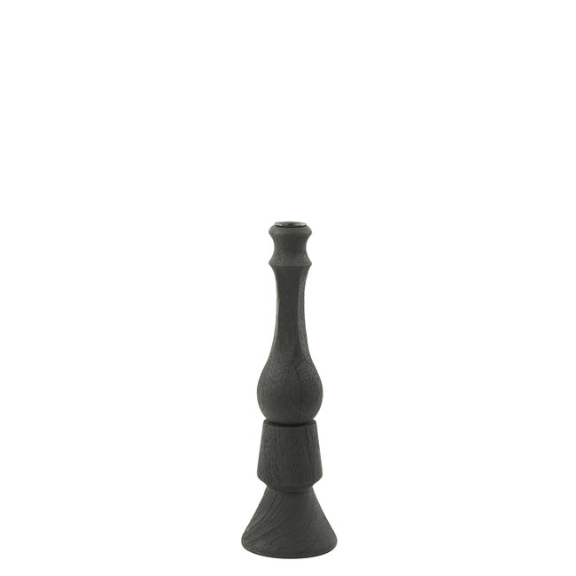 Light en Living Kandelaar TAVOLA hout mat  zwart - diverse afmetingen