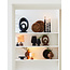 Light en Living Kandelaar TAVOLA hout mat  zwart - diverse afmetingen