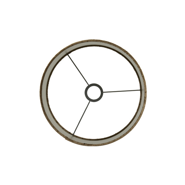 Light en Living Lampenkap cilinder PRAYA bruin - 2 maten