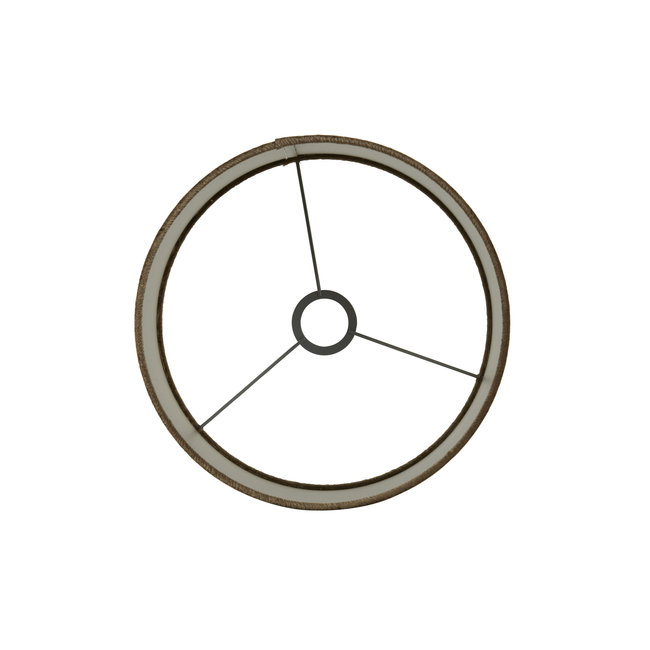 Light en Living Lampenkap cilinder LUBIS bruin - Diverse maten