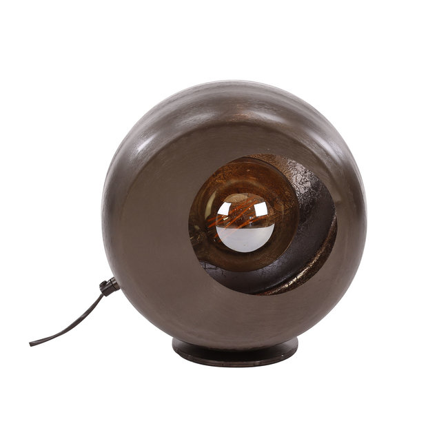 WoonStijl Tafellamp Ø30 Try Zwart Nikkel