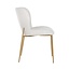 Richmond Interiors  Stoel Odessa White Bouclé / Brushed Gold (Copenhagen 900 Bouclé White)