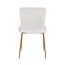 Richmond Interiors  Stoel Odessa White Bouclé / Brushed Gold (Copenhagen 900 Bouclé White)