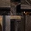 Richmond Interiors  Eettafel Blackbone Brass ovaal 230 (Black rustic)