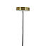 Light en Living Hanglamp MISTY goud+glas  amber goud - 2 maten