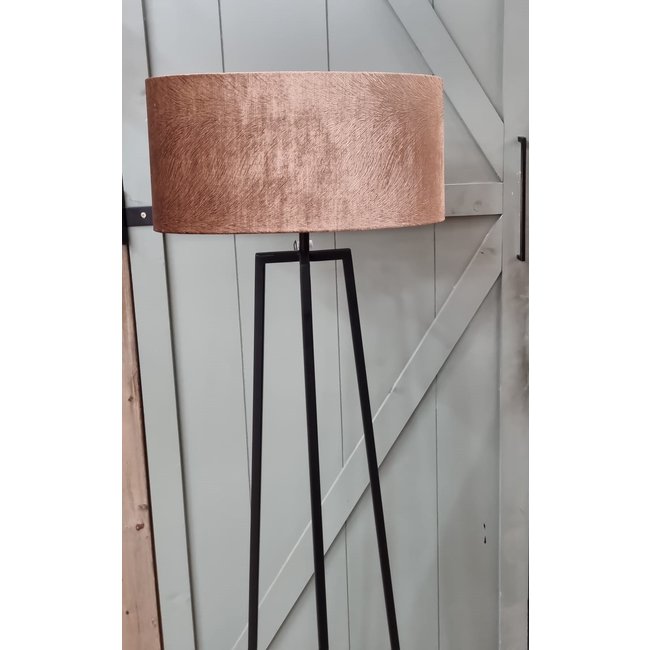 Light en Living Kap ovaal recht smal 45-21-22 cm LUBIS  bruin