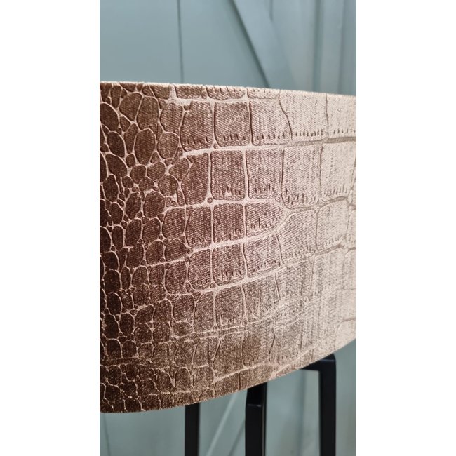 Light en Living Kap ovaal recht smal 38-17,5-19 cm  PRAYA bruin