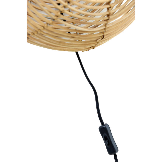 Light en Living Wandlamp Ø50x20 cm MILAN rotan  naturel