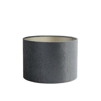 Light en Living Lampenkap cilinder 30-30-21 cm LUBIS grijs