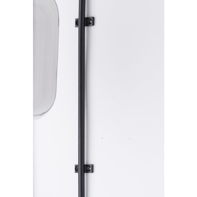 Light en Living Wandlamp 35x21x70 cm LEKAR antiek  brons+smoke glas