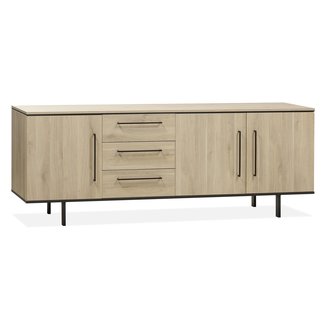 WoonMax Dressoir Santorini Groot Fresh Oak - 222 cm