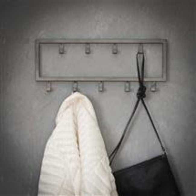 WoonStijl Kapstok industrial 9 haken