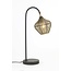 Light & Living Tafellamp 27x20x61 cm ALVARO antiek  brons+mat zwart