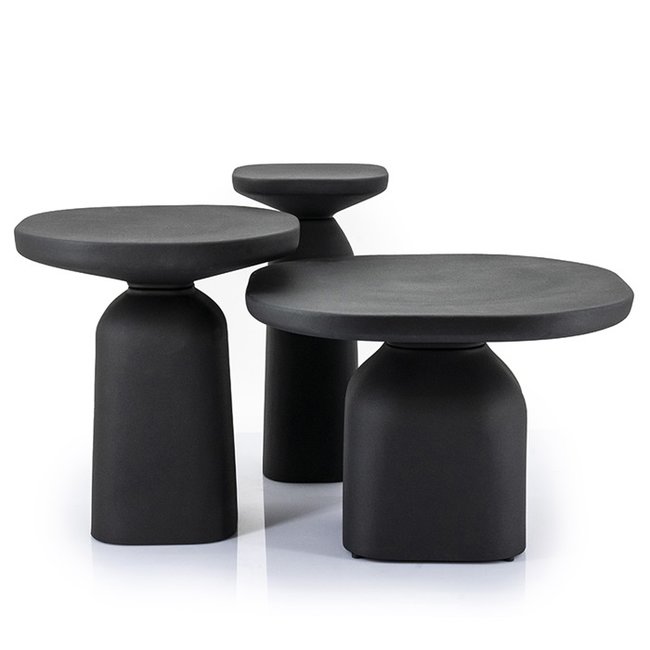By Boo Side table Squand small - black