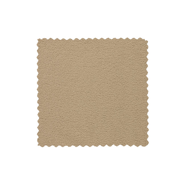 Woood Sara Poef Hoog Teddy Sand 46xØ46