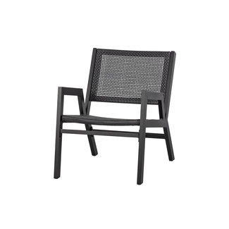 Woood Pem Fauteuil Met Armleuning Aluminium Zwart