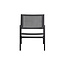 Woood Pem Fauteuil Met Armleuning Aluminium Zwart