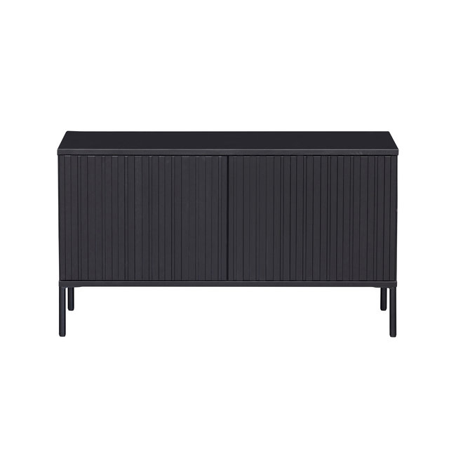 Woood New Gravure Tv Meubel 100 Cm Grenen Zwart [fsc]